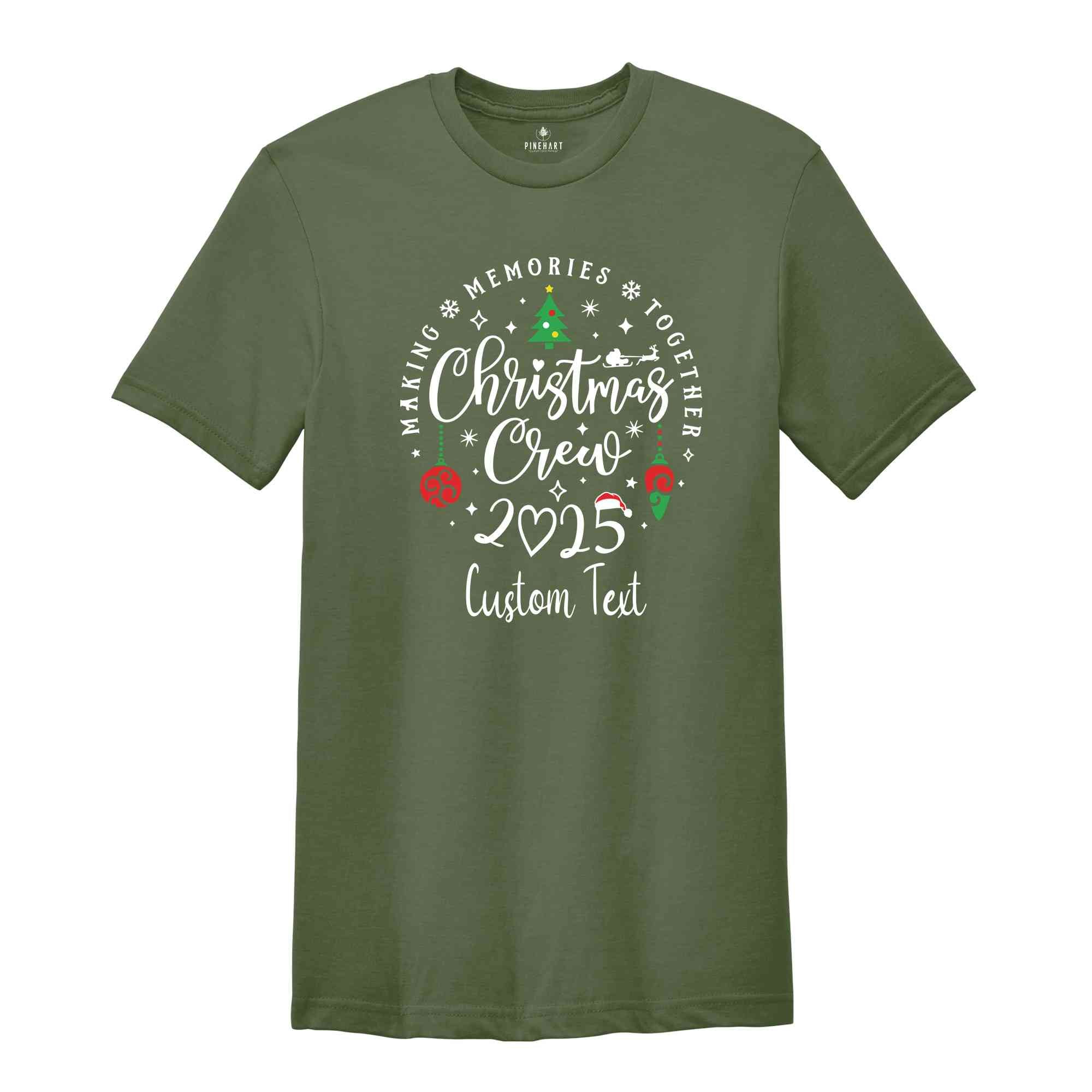 Custom Family Name Christmas 2025 Shirt, Custom Name Christmas Sweatshirt, Personalized Family Christmas Shirt, Personalize Matching Family