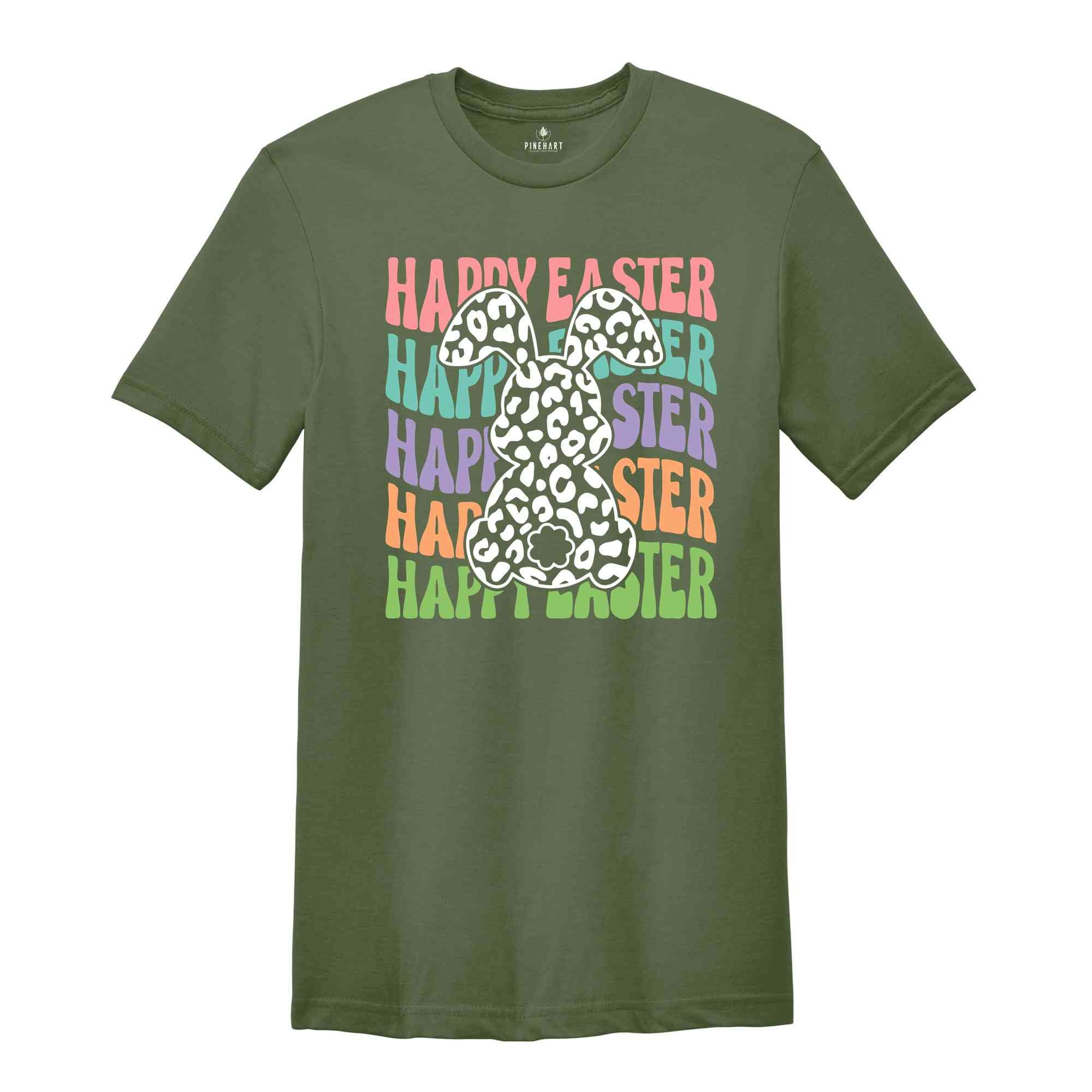 Happy Easter Shirt, Cute Easter Shirt, Easter Bunny Shirt, Easter Day Gift, Spring Easter Shirt, Easter Rabbit Shirt, Funny Easter Shirt