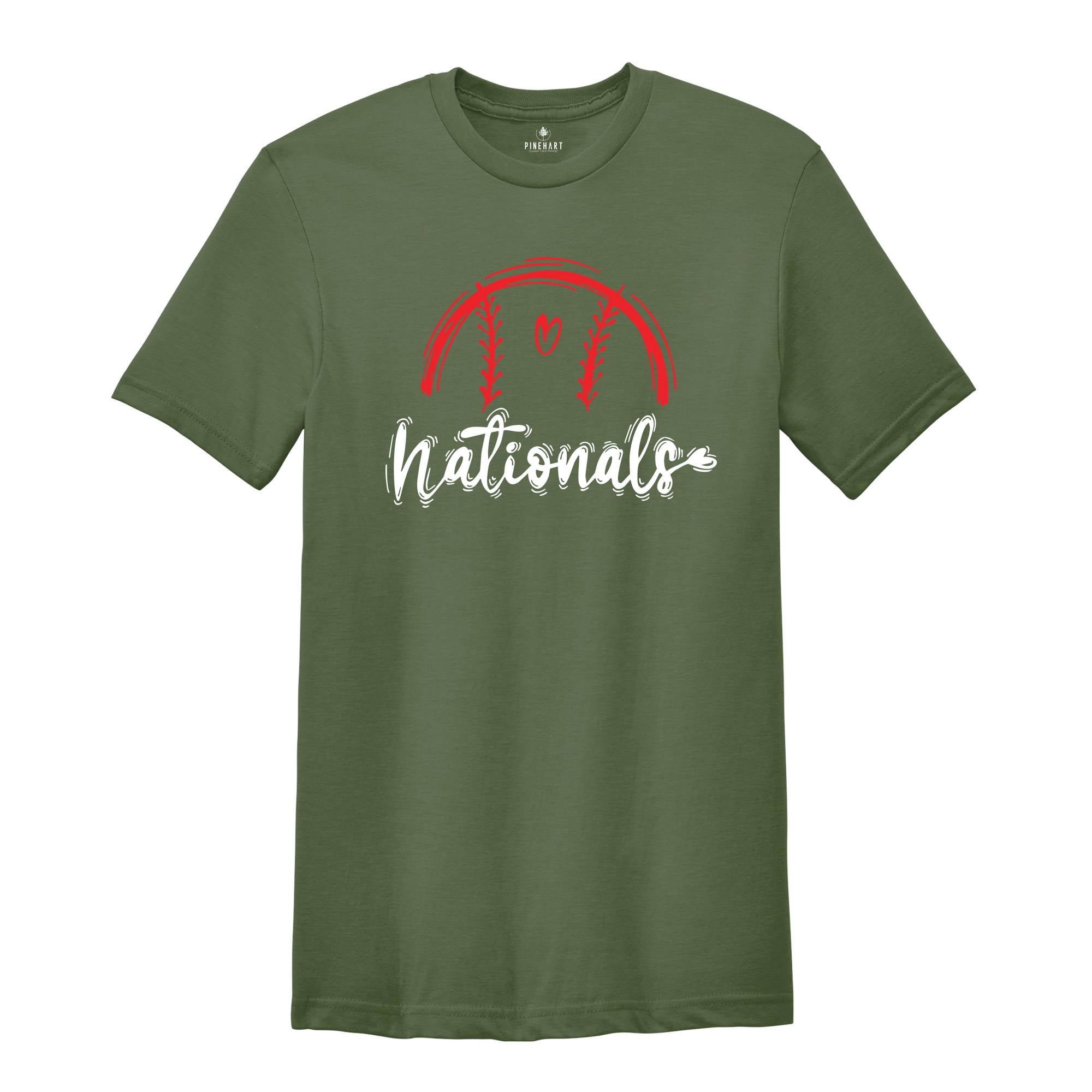 Nationals Mascot Shirt, Team Mascot Shirt, Nationals Team Spirit Tee, Nationals Fan Shirt, Nationals School T-shirt