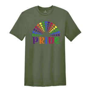 Pride Heart Shirt, Rainbow Shirt, LGBTQ+ Shirt, Pride Month Shirt, Hurts No One Tshirt, Equality Shirt, Love is Love