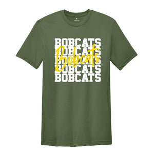 Team Mascot Shirt, Bobcatss Mascot Shirt, Bobcats Team Spirit Shirt, Bobcats Fan Shirt, Bobcats School Shirt, Bobcats School Spirit