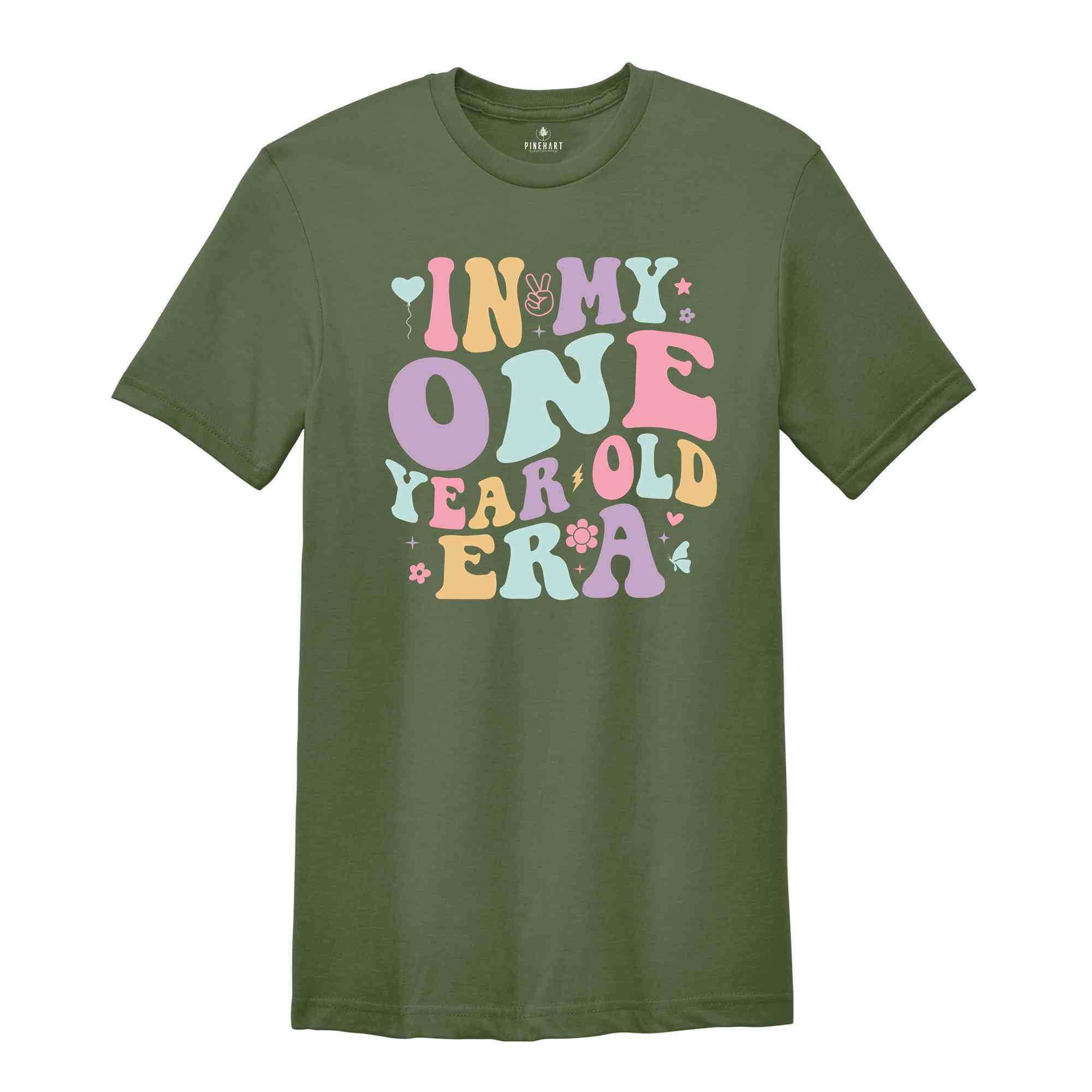 In My One Year Old Era Shirt, One Birthday Shirt, Kids Birthday Party Shirt, Birthday Celebrant Shirt, Birthday Kids Shirt, Kids Shirt