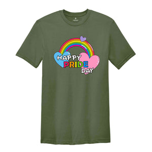 Happy Pride Day Shirt, LGBTQ+ Shirt, Pride Month Shirt, Gay Pride Shirt, Equality Shirt, Lesbian Tees, Equal Rights Support