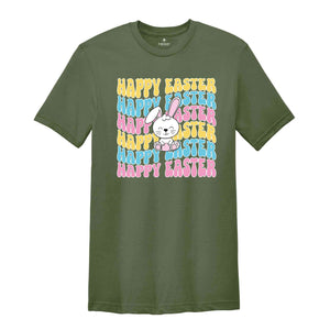 Happy Easter Bunny Shirt, Easter Bunny Shirt, Happy Easter Shirt, Easter Shirt, Cute Easter Shirt, Cute Bunny Shirt, Rabbit Tee