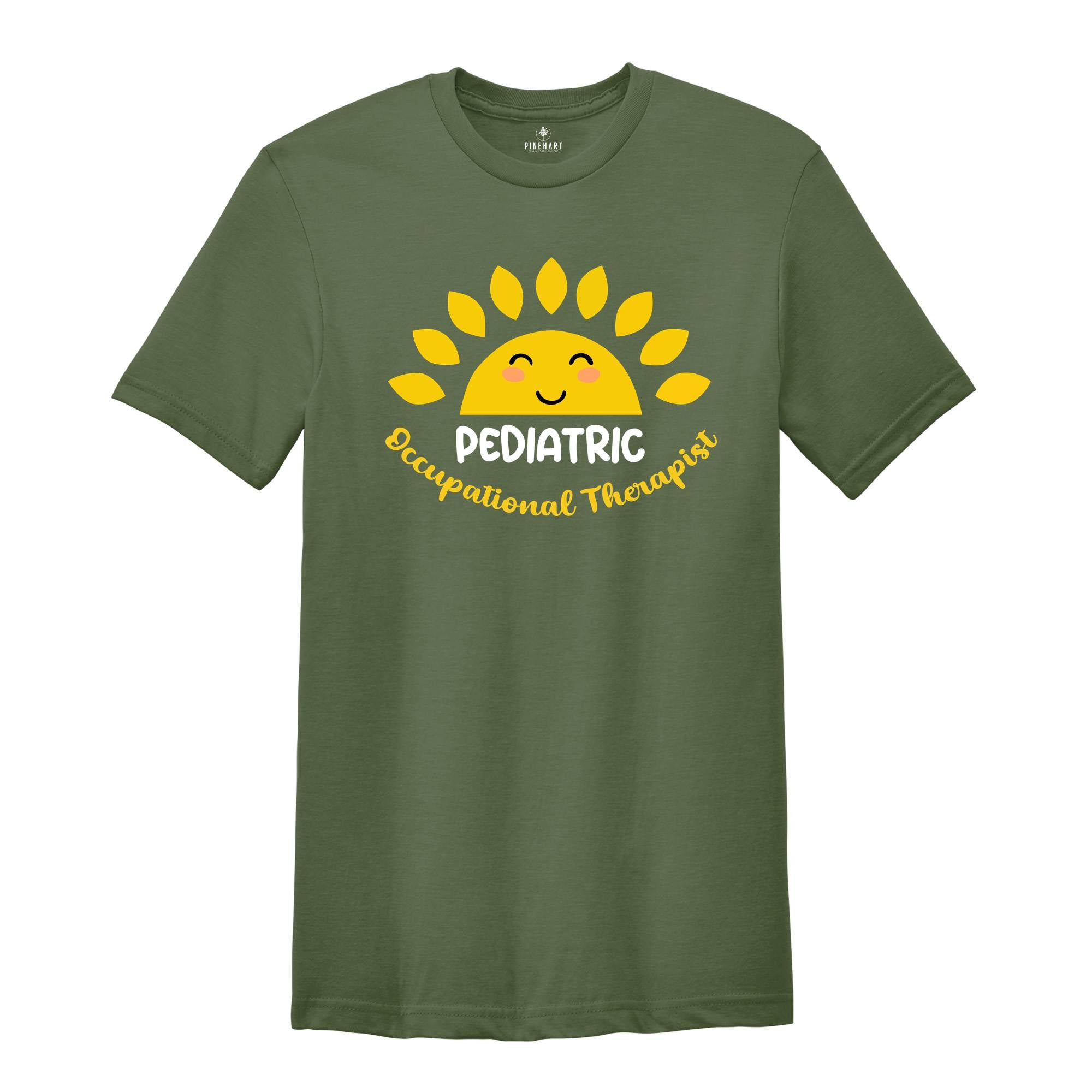 Sunshine Pediatric Occupational Therapist T-shirt, OT Gift, Occupational Therapy Shirt, Therapist Gift, Therapy Shirt