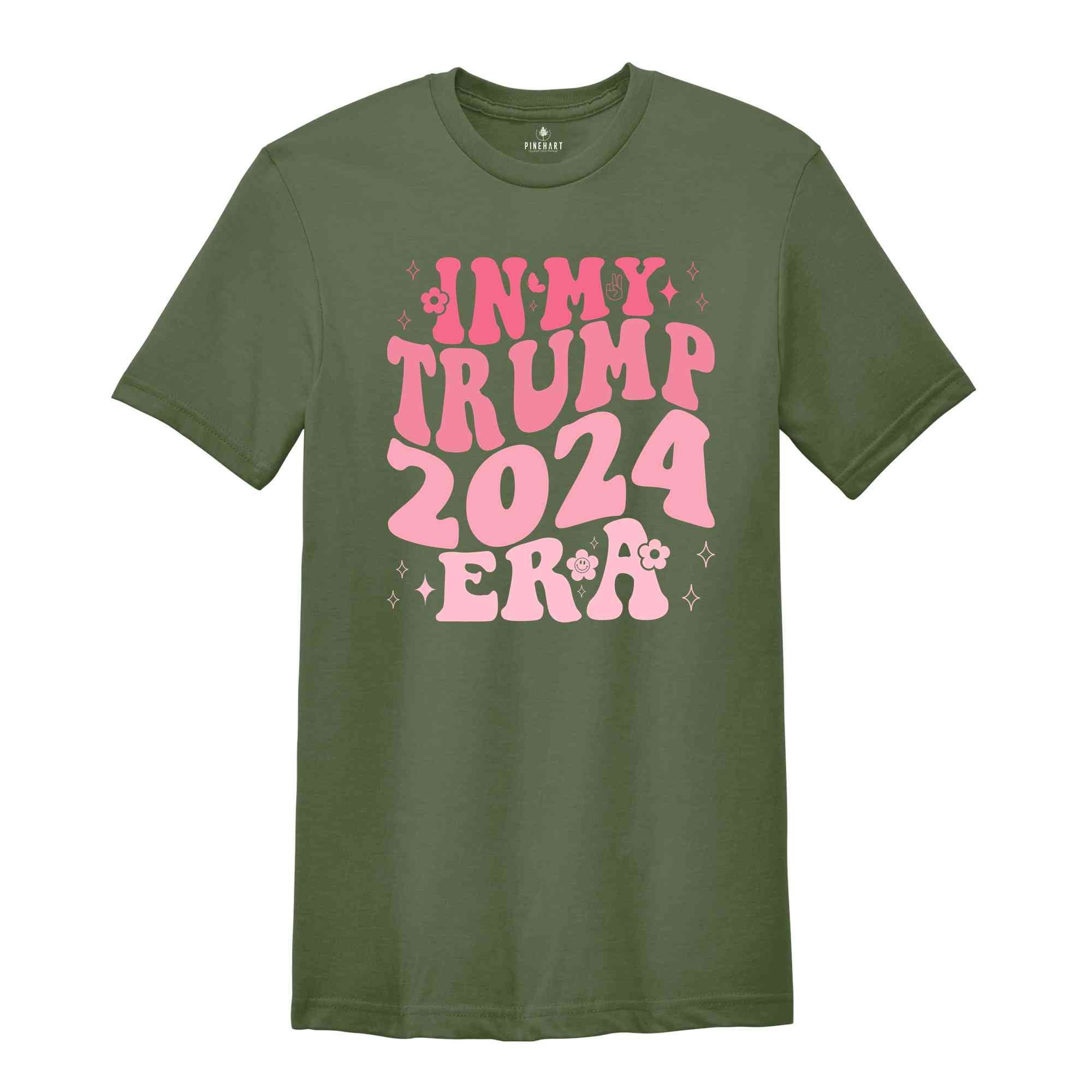 In My Trump 2024 Era Shirt, President Trump Shirt, Trump 2024 Shirt, Trump Support Shirt, Free Trump Shirt, Political Shirt