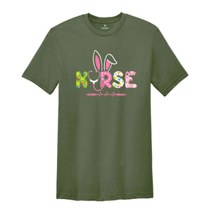 Nurse Easter Day Shirt, Easter Bunny T-Shirt, Easter Eggs T-Shirt, Nurse Easter 2024, Gift for Nurse, Happy Easter Shirt