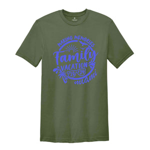 Custom Family Vacation Shirt, Personalized Gift, Family Trip Shirt, Vacation Shirts, Family Vacation, Family Beach Trip, Summer Vibes 2024