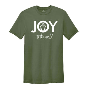 Nativity Shirt, Joy To The World Shirt, Christmas Shirt, Jesus Christmas Shirt, Religious Shirt, Christian Christmas, Joy Shirt