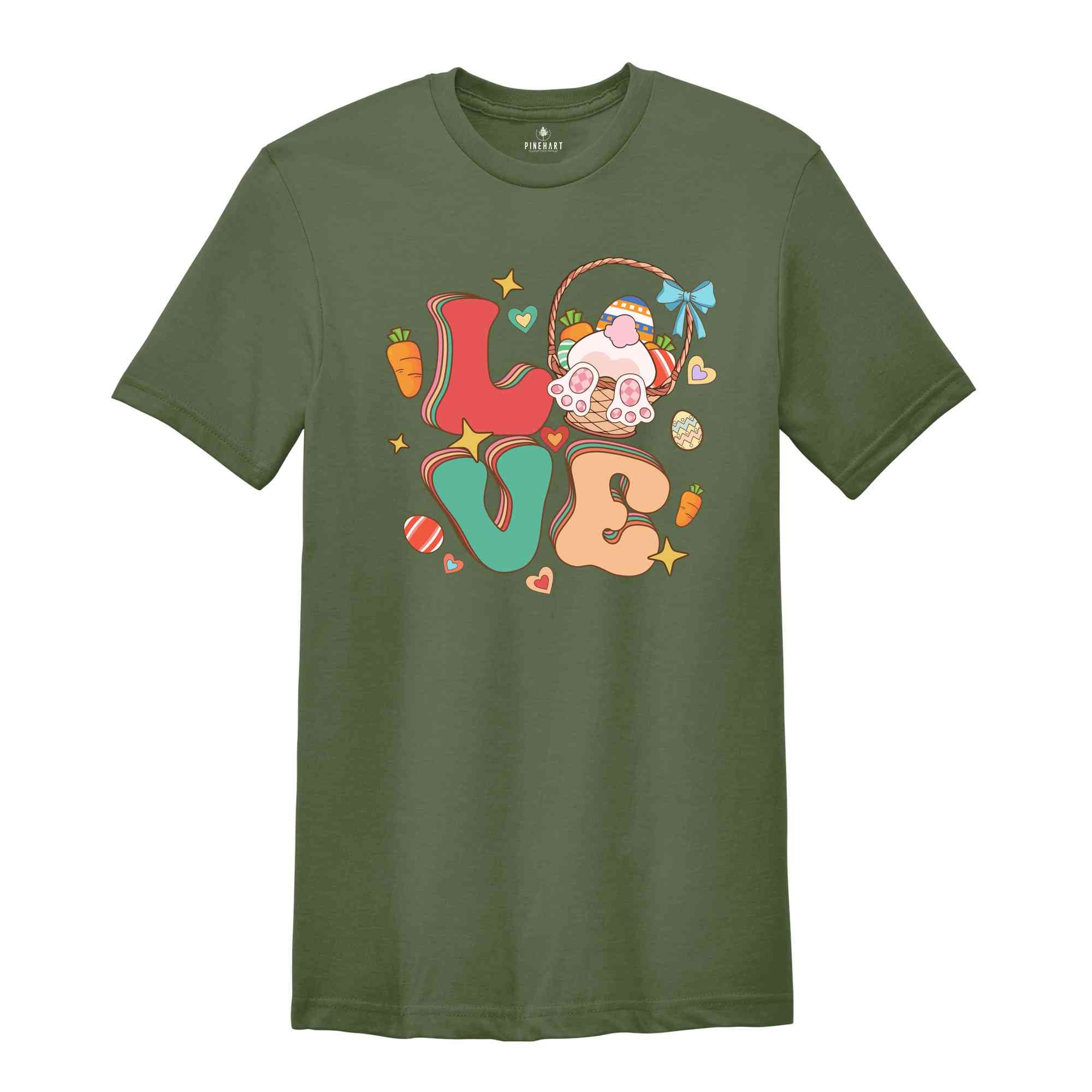 Easter Day Love Shirt, Easter Gnome Shirt, Easter Lover Shirt, Easter Day Gift Shirt, Funny Easter Day Shirt