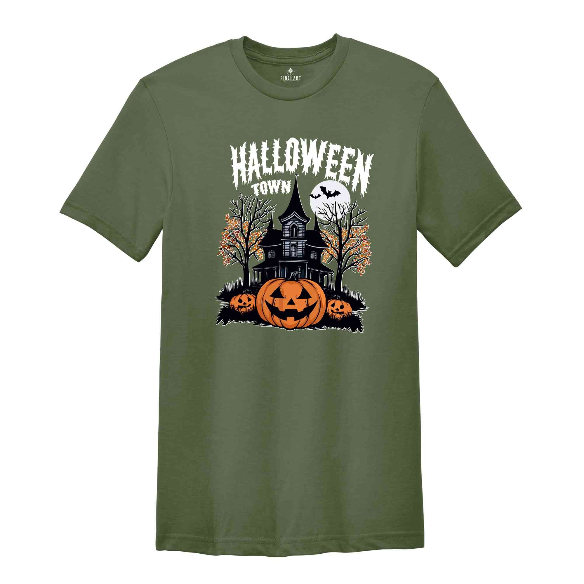 Halloweentown Shirt, Vintage Halloween Shirt, Fall Autumn Season Shirt, Halloween Party Shirt, Halloween Mom Shirt, Trendy Pumpkin Shirt