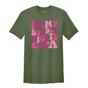 In My Double Digits Era Shirt, Birthday Girl Shirt, Cute Birthday Shirt, Kids Birthday Shirt, Ten Year Old Shirt, Birthday Party Shirt