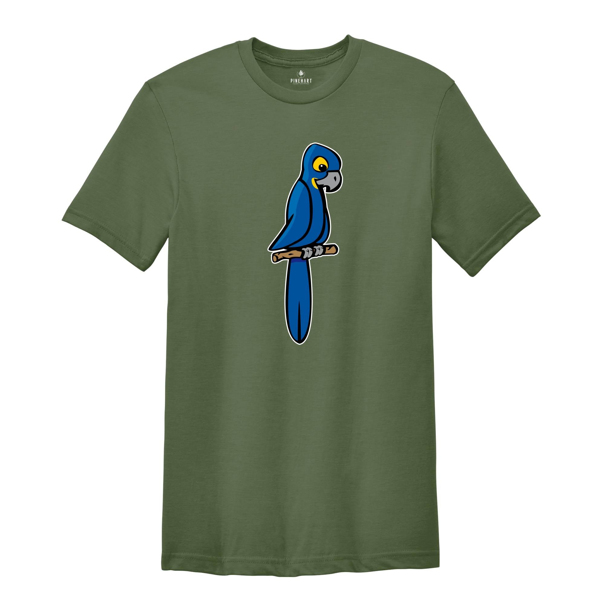 Cute Parrot Shirt, Animal Lover Shirt, Parrot Lover Shirt, Bird Lover Shirt, Nature Lover Shirt, Funny Bird Shirt