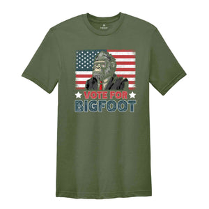 Vote For Bigfoot Shirt, Funny Election Shirt, Bigfoot Shirt, America Shirt, Republican Shirt, 2024 Election Shirt, Election 2024 Shirt