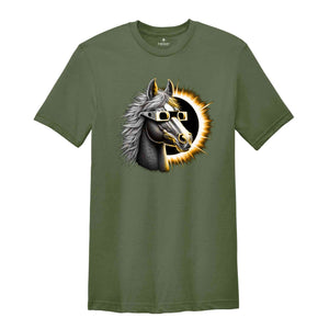 Horse Total Solar Eclipse Shirt, Eclipse 2024 Shirt, Eclipse Event Shirt, Animal Lover Shirt, April 8 2024, Path Of Totality Shirt