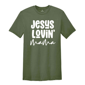 Jesus Loving Mama Shirt, Christian Shirt, Religious Mom Shirt, Retro Praying Mom Shirt, Cute Shirt, Bible Shirt, Mom Shirt