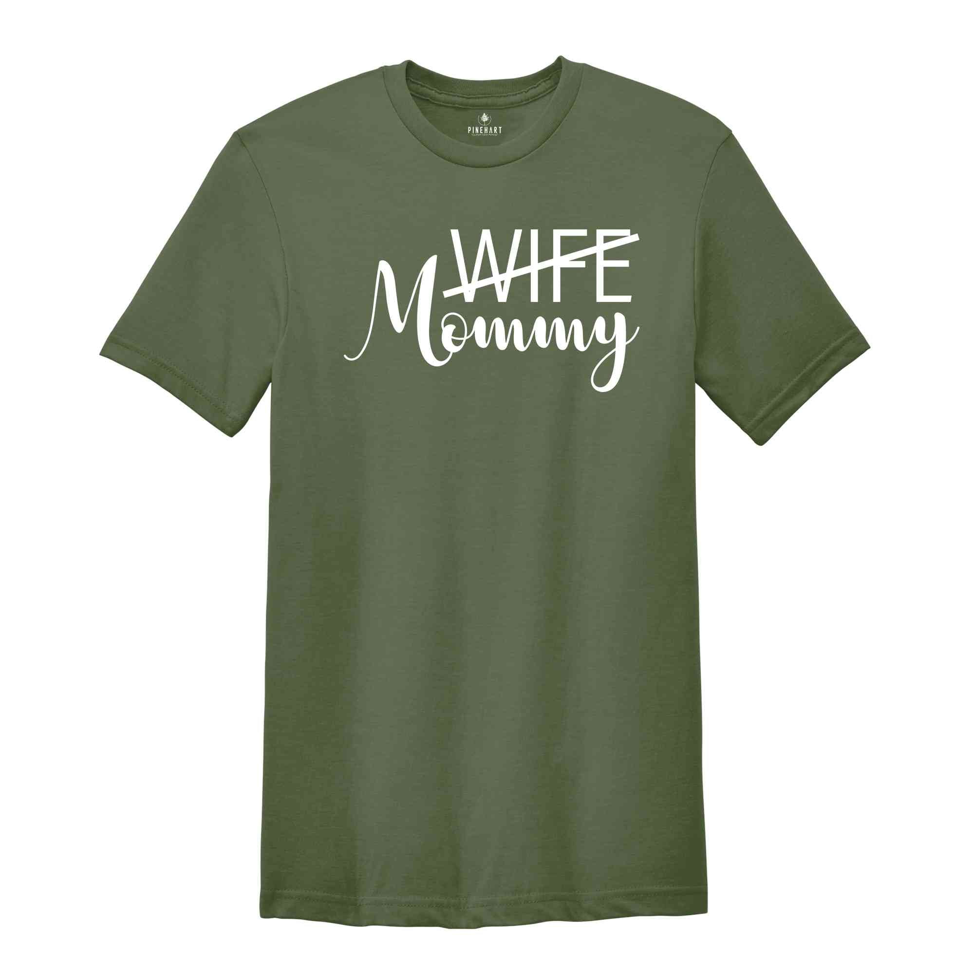 Mom Life Begins, New Wife and Mommy Shirt