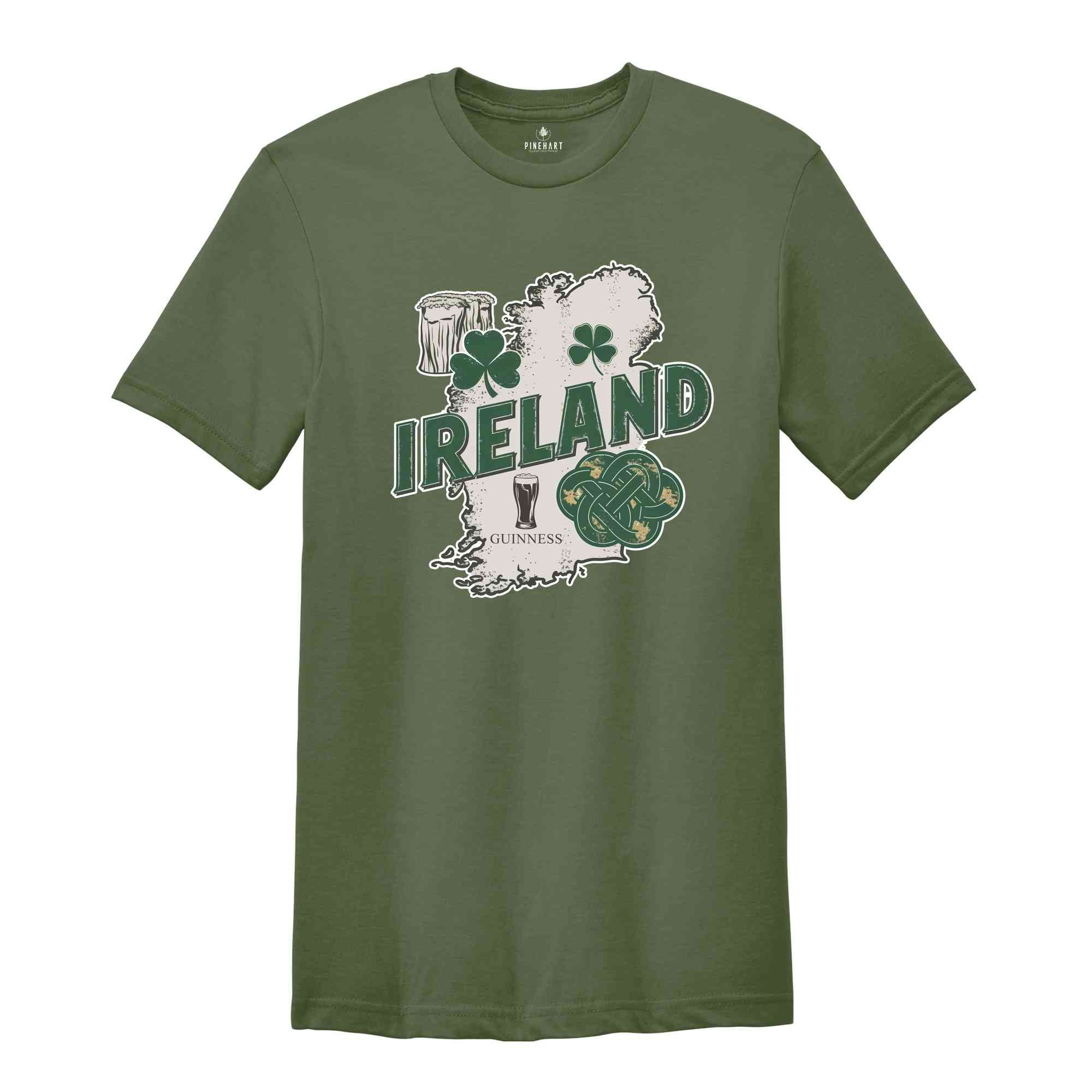 Retro Ireland Shirt, Ireland Travel Shirt, Country Travel Shirt, Shirt For Traveler, Travel Lover Gift, Travel Tee, Trip Shirt