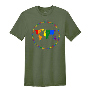 The World Has Many Colors Shirt, Lgbt Shirt, Pride The World Has Many Shirt, Pride Month Shirt, Equality Shirt, Lgbt Pride