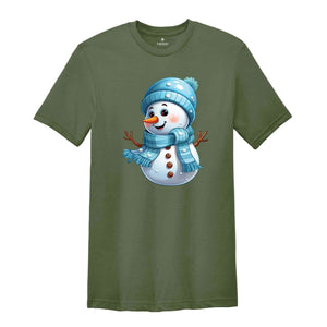 Christmas Snowman Shirt, Cute Snowman Shirt, Christmas Shirt, Cute Winter Shirt, Christmas Gift, New Years Shirt, Holiday Shirt, Snowman Tee