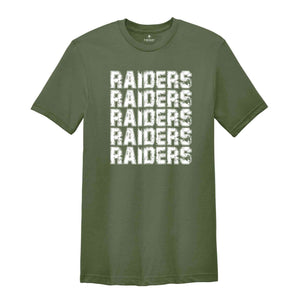 Team Mascot Shirt, Raiders Mascot Shirt, Raiders Fan Shirt, Raiders School Shirt, School Spirit Shirt, Raiders Team Shirt, Football Tee