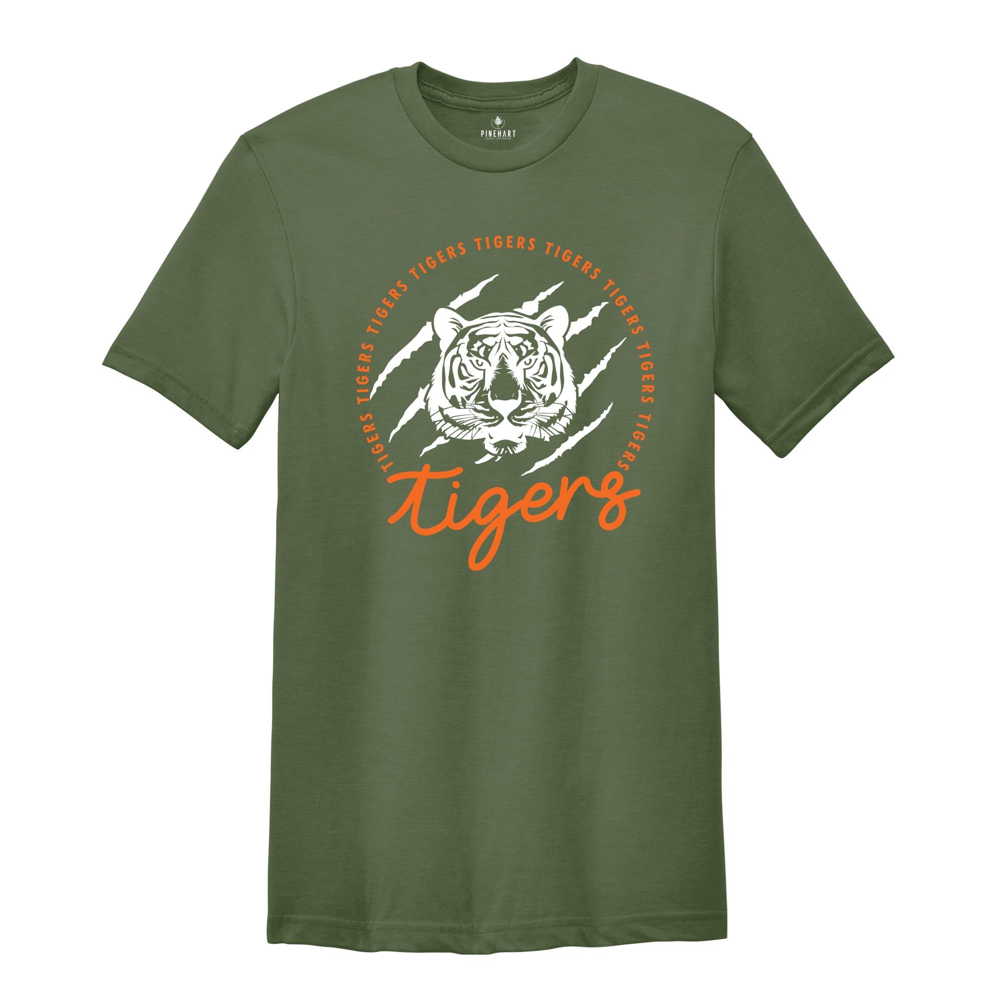 Tigers Shirt, Go Tigers, Game Day Shirt, Team Spirit Tee, Baseball Mom Sunday Football, Cute Football Shirt, Tiger Spirit Shirt, Tiger Mom