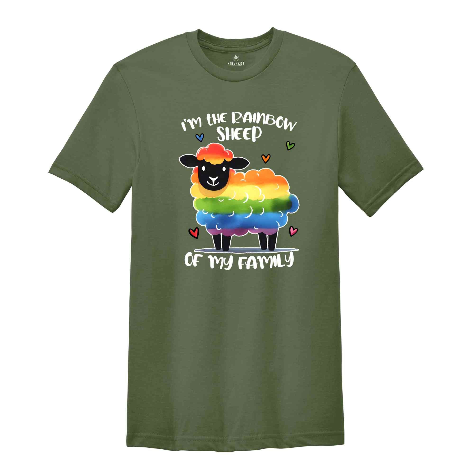 I'm The Rainbow Sheep Of The Family Shirt, LGBTQ Shirt, LGBT Pride Shirt, Pride Month Shirt, Equal Rights Shirt, Love Is Love Shirt