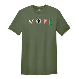 Vote Shirt, Reproductive Rights Shirt, BLM Shirt, Lgbtq Rights Shirt, Pride Shirt, Pride Month Shirt