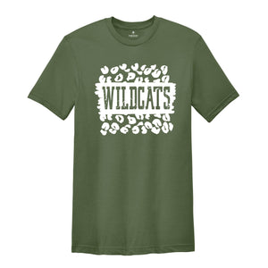 Wildcats Team Mascot Shirt, Wildcats Team Shirt, Wildcats Football Shirt, Wildcats Fan Shirt, Wildcats School Shirt, Wildcats School Spirit