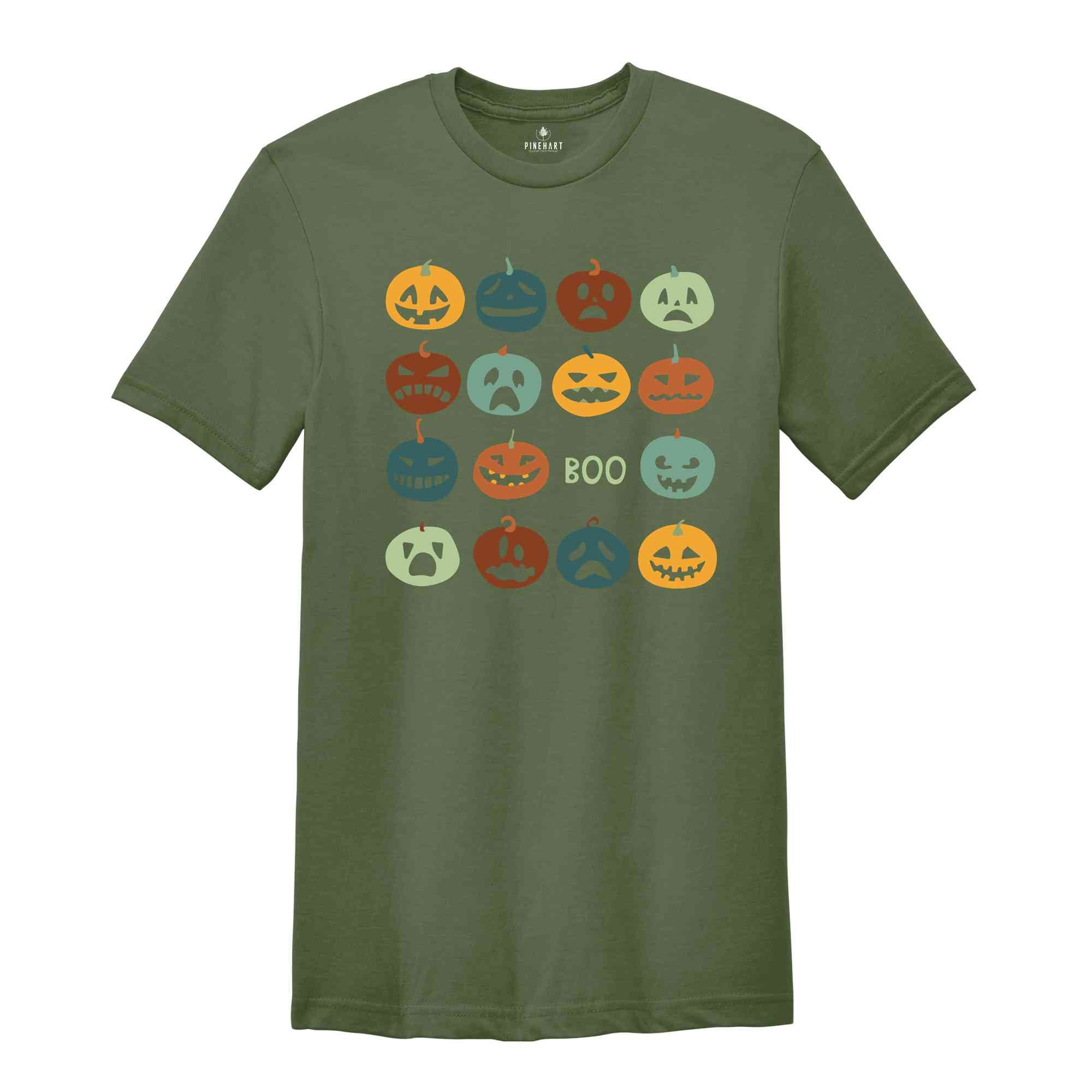 Halloween Boo Shirt, Pumpkins Shirt, Halloween Shirt, Boo Shirt, Spooky Shirt, Spooky Season Shirt, Fall Shirt, Funny Halloween Shirt