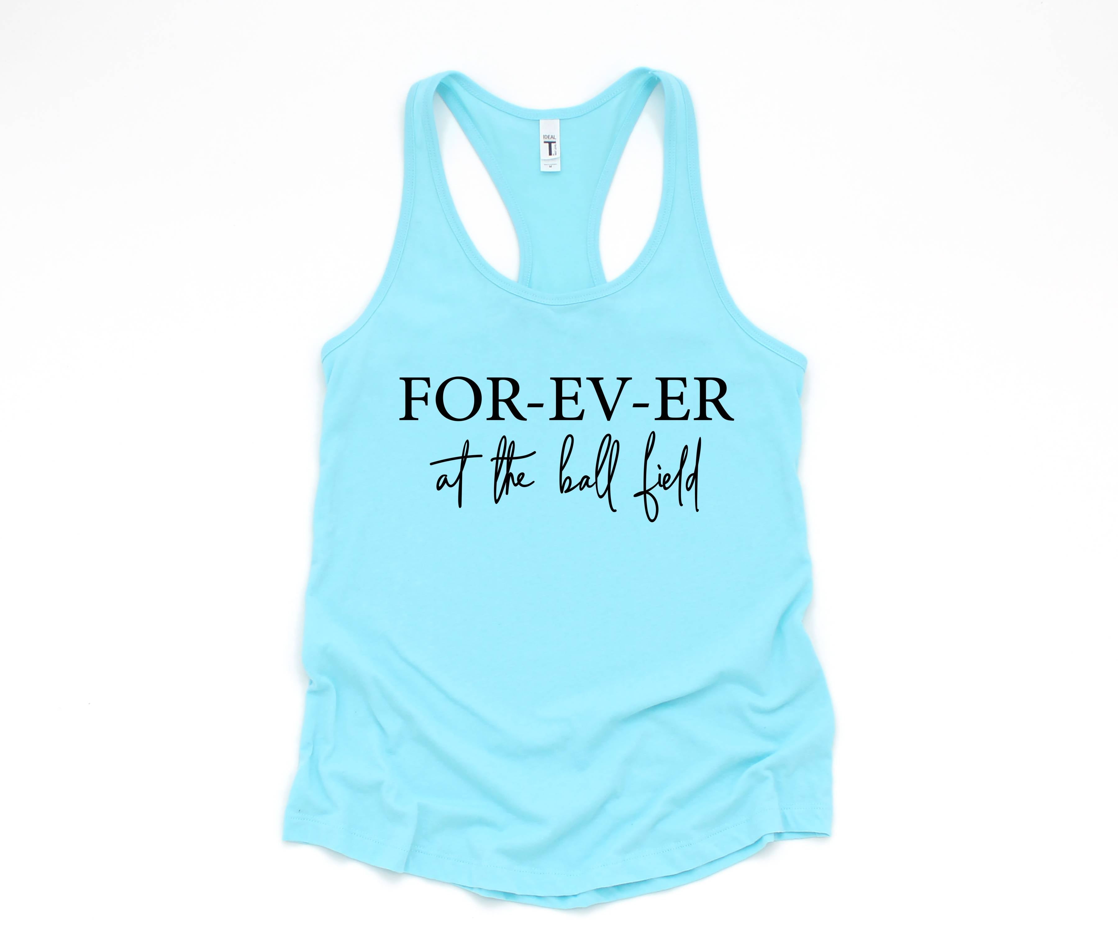 Forever At The Ball Field Tank Top, Baseball Tank Tops, Baseball Tank Top, Mom Shirts, Sports Mom Shirt, Game Day Shirt