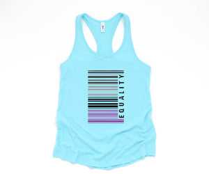 Equality Tank Top, Flag Racerback Tank Top, Pride Tank Top, Queer Gift Ideas, Gay Tank Top, Love Tank Top, Cool Pride Shirt