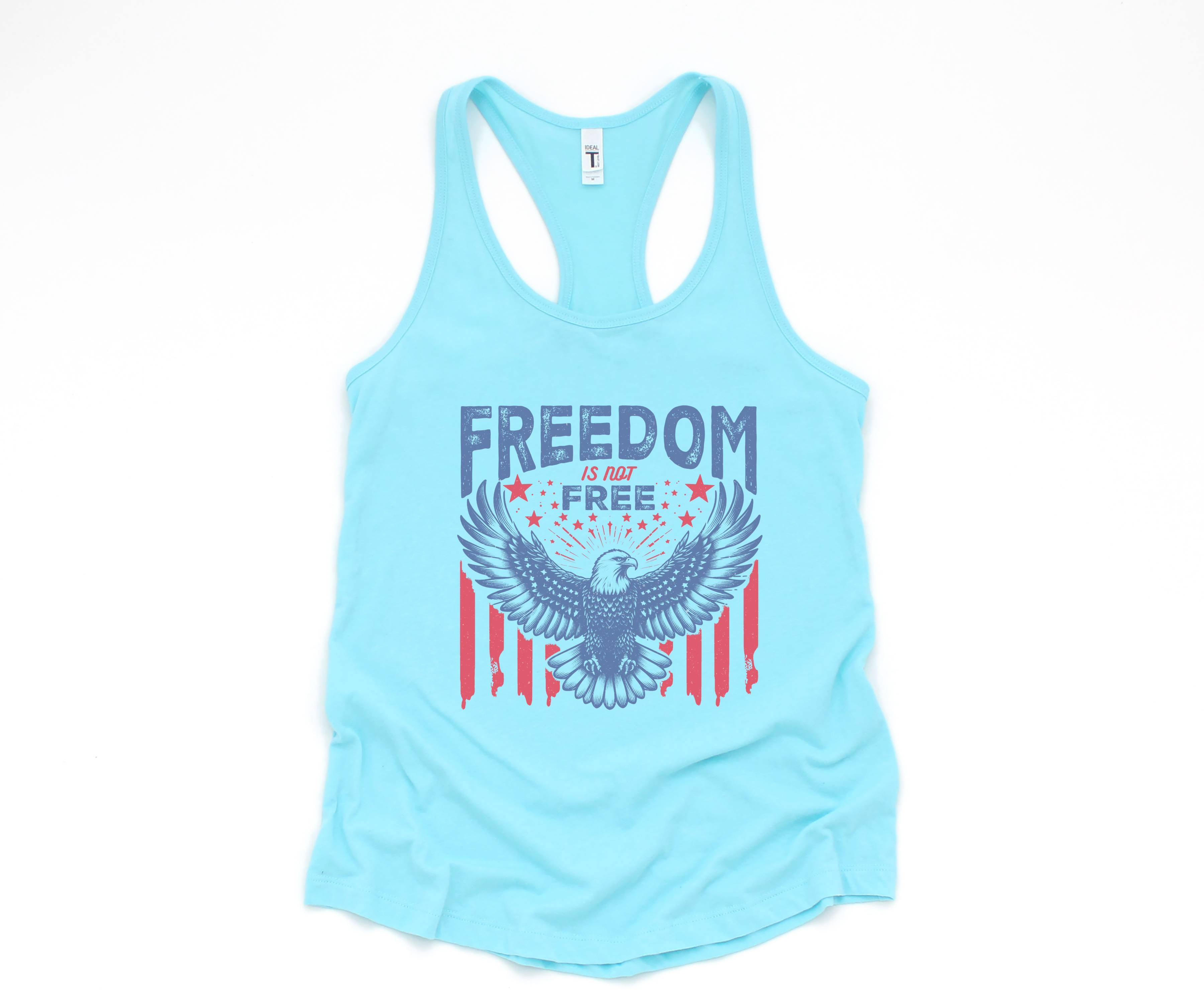 Freedom Is Not Free Tank Top, July 4th Tank Top, USA Tank Top, Fourth Of July Outfit, Patriotic Top, Independence Day, 4th Of July Tank Top