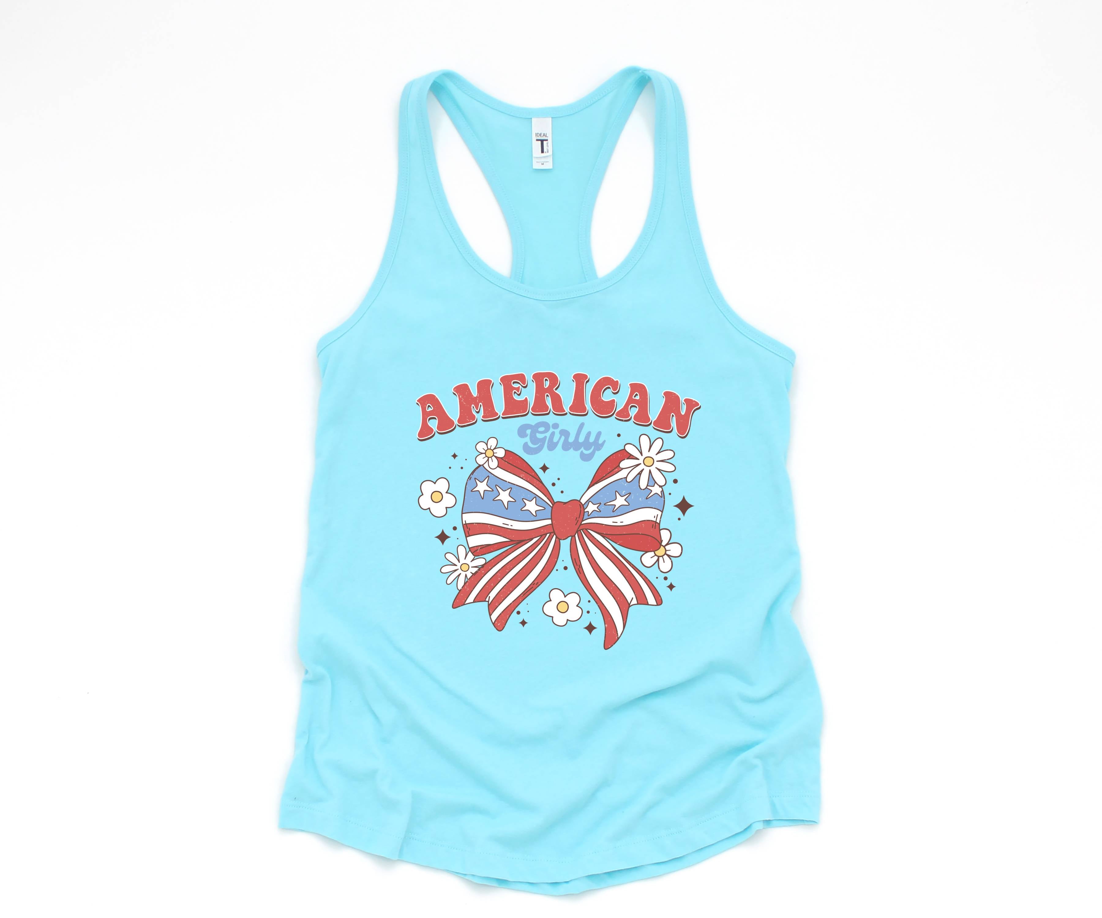 American Girl Tank Top, Fourth Of July Outfit, July 4th Tank, 4th Of July Tank Top, USA Shirt, USA Tank Top, Independence Day Shirt