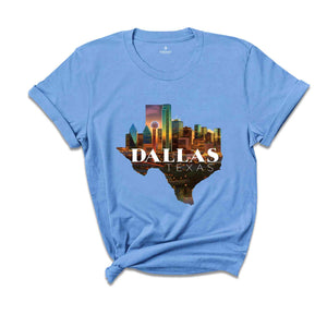 Texas Shirt, Texas Map Shirt, State Shirts, Texas T-Shirt, Texas Cities Shirt, Texas Pride Shirt, Texas Lover Shirt, Cute Texas Gift