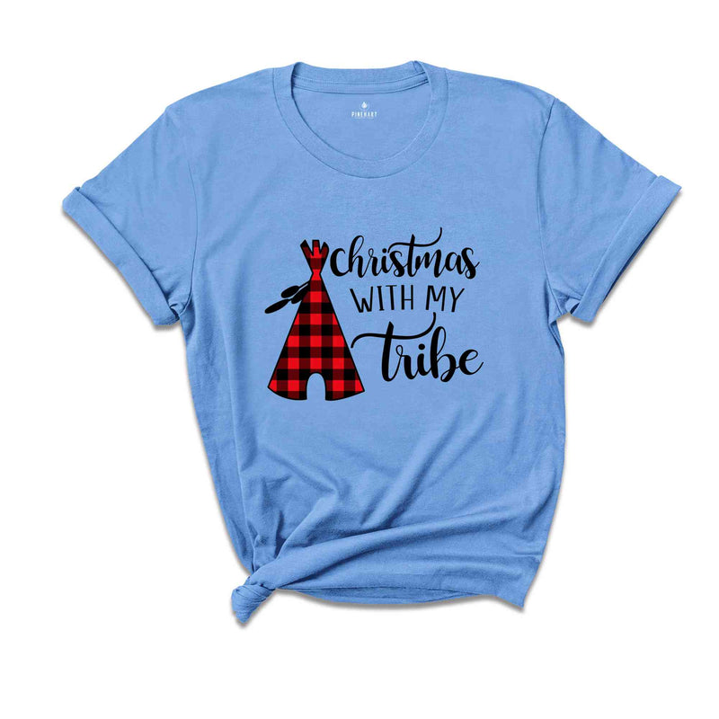 Christmas With My Tribe Shirt, 2025 Christmas T-Shirt, Family Christmas Shirt, Couple Christmas Shirt, Holiday Shirt