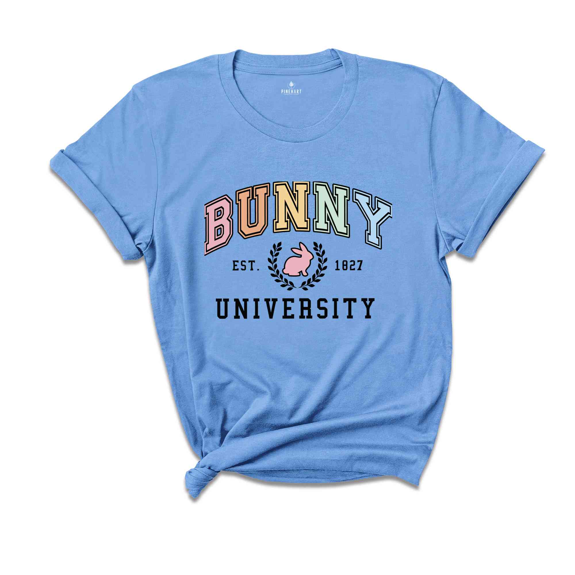 Bunny University Shirt, Easter Bunny Shirt, Easter Vibes Shirt, Egg Hunting Shirt, Easter University, Easter Day Shirt