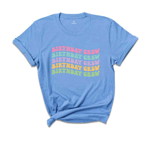 Birthday Crew Shirt, Birthday Group T-Shirt, It's My Birthday Shirt, Birthday Group Tee, Matching Birthday Shirt