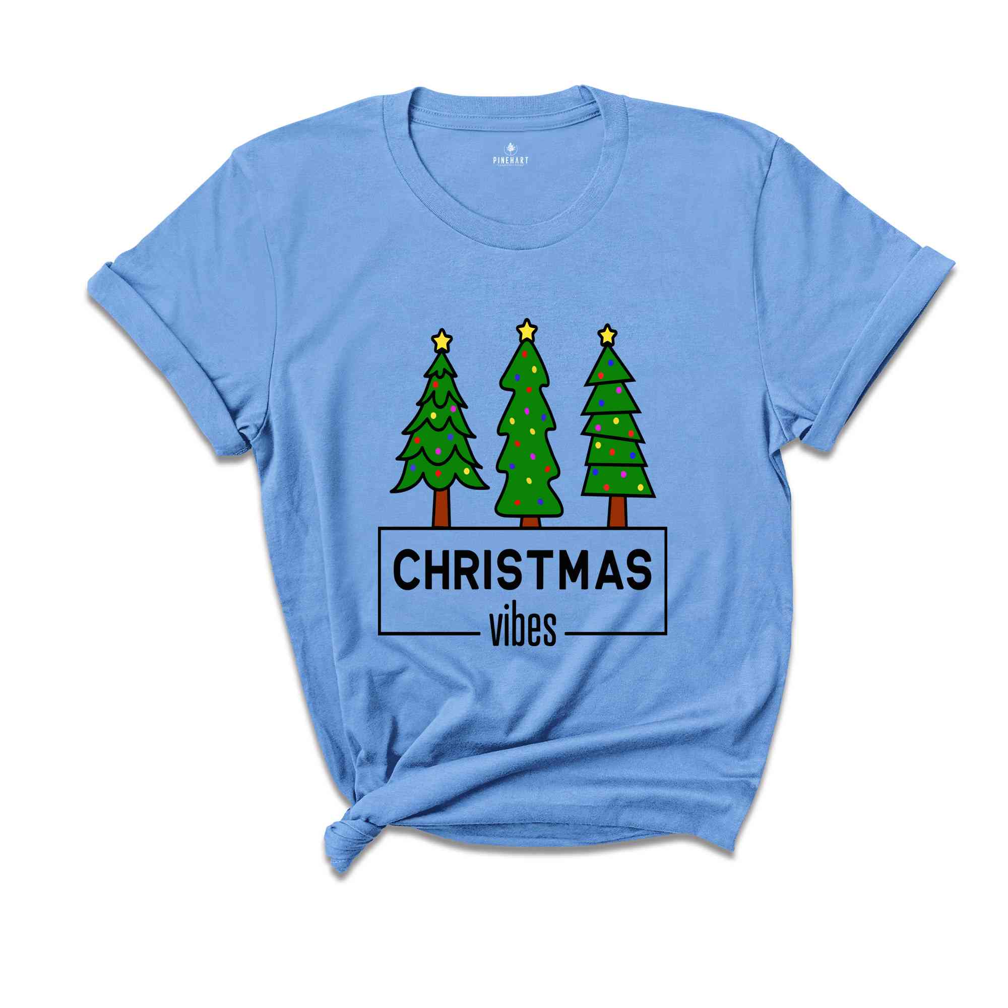 Christmas Vibes Shirt, Christmas Pine Tree Shirt, Christmas Costume, Xmas Gift, Holiday Shirt, New Year Tee, Christmas Top