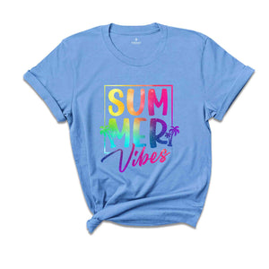 Summer Vibes Shirt, Retro Summer Shirt, Beach summer Shirt, Beach vibes Shirt, Vacation T-Shirt, Holiday Vacation Shirt