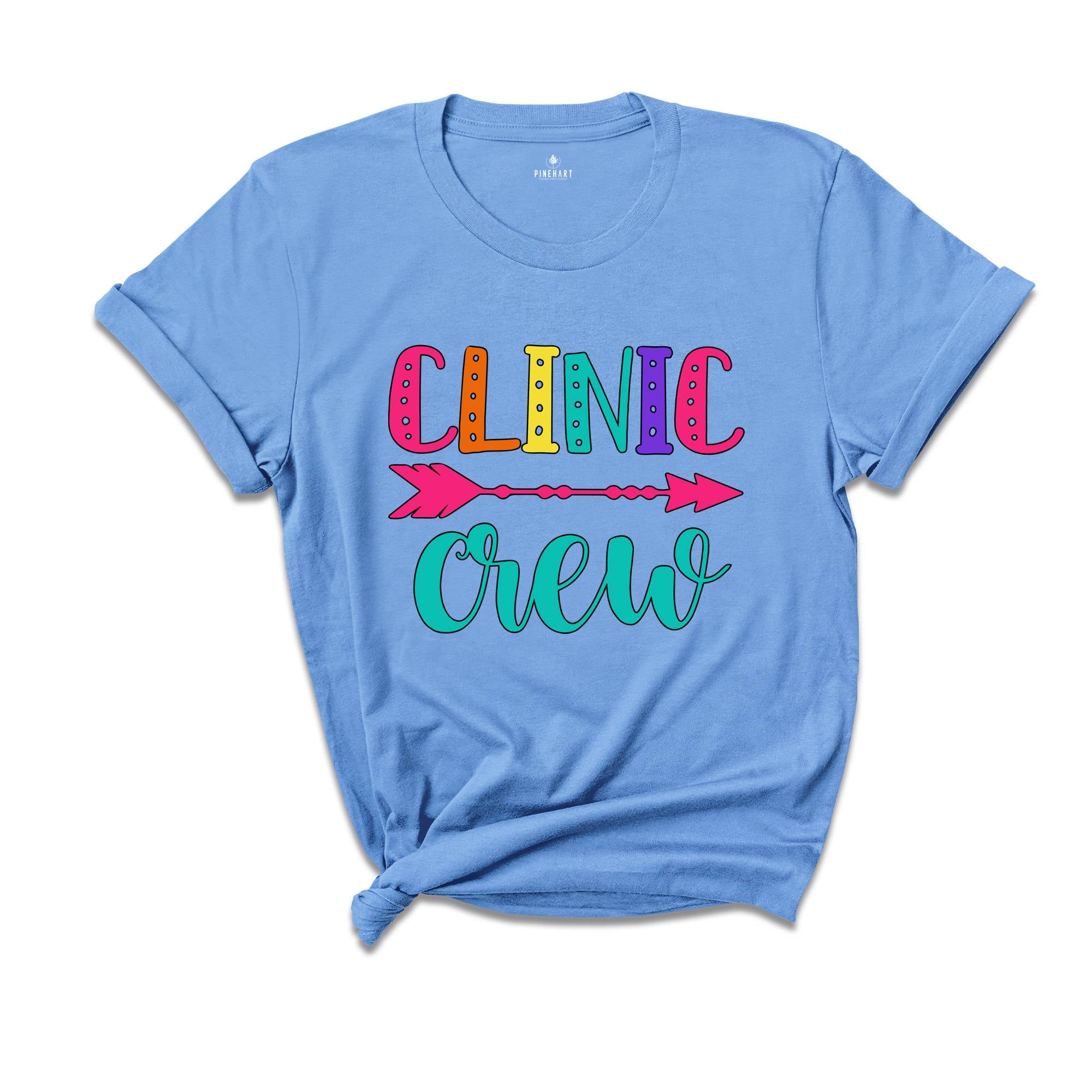 Clinic Crew Shirt, School Nurse T-Shirt, Nurse Crew Shirt, Nurse Life T-Shirt, Gift for Nurse, Nurse Appreciation Shirt