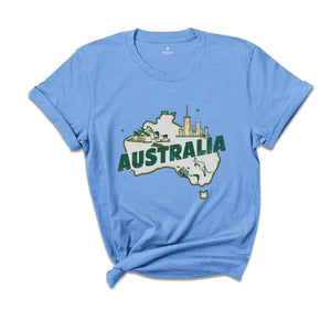 Retro Australia Shirt, Australia Travel Shirt, Country Travel Shirt, Shirt For Traveler, Travel Lover Gift, Travel Tee, Trip Shirt