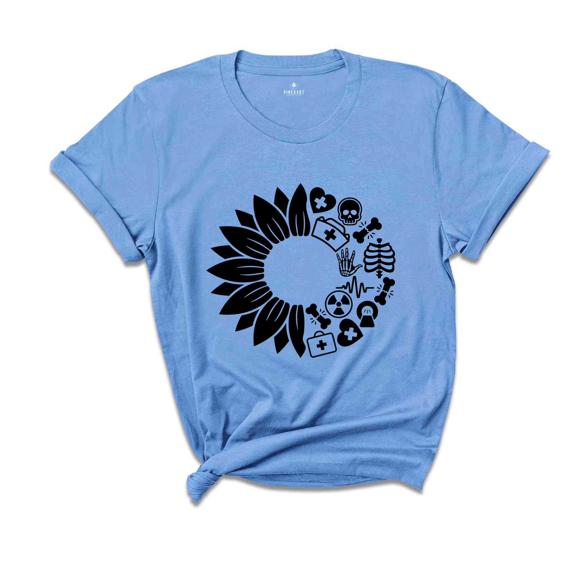 Sunflower Radiology Tech Shirt, X-Ray Tech Tee, Rad Tech T-Shirt, Radiology Life Tee, Technician Shirt