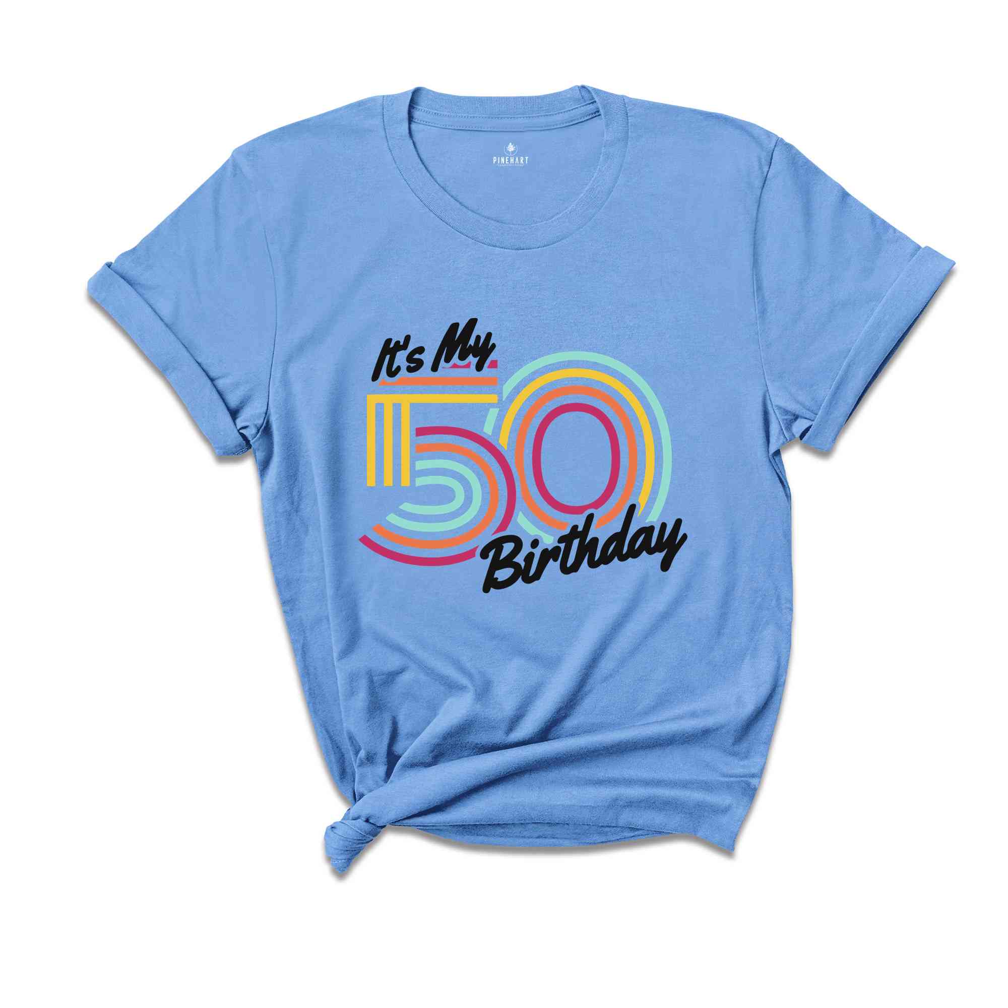 It's My 50 Birthday Shirt, Retro Birthday Shirt, Birthday Gift For Women, Birthday Gift For Men, Birthday Party Shirt, Birthday Shirt