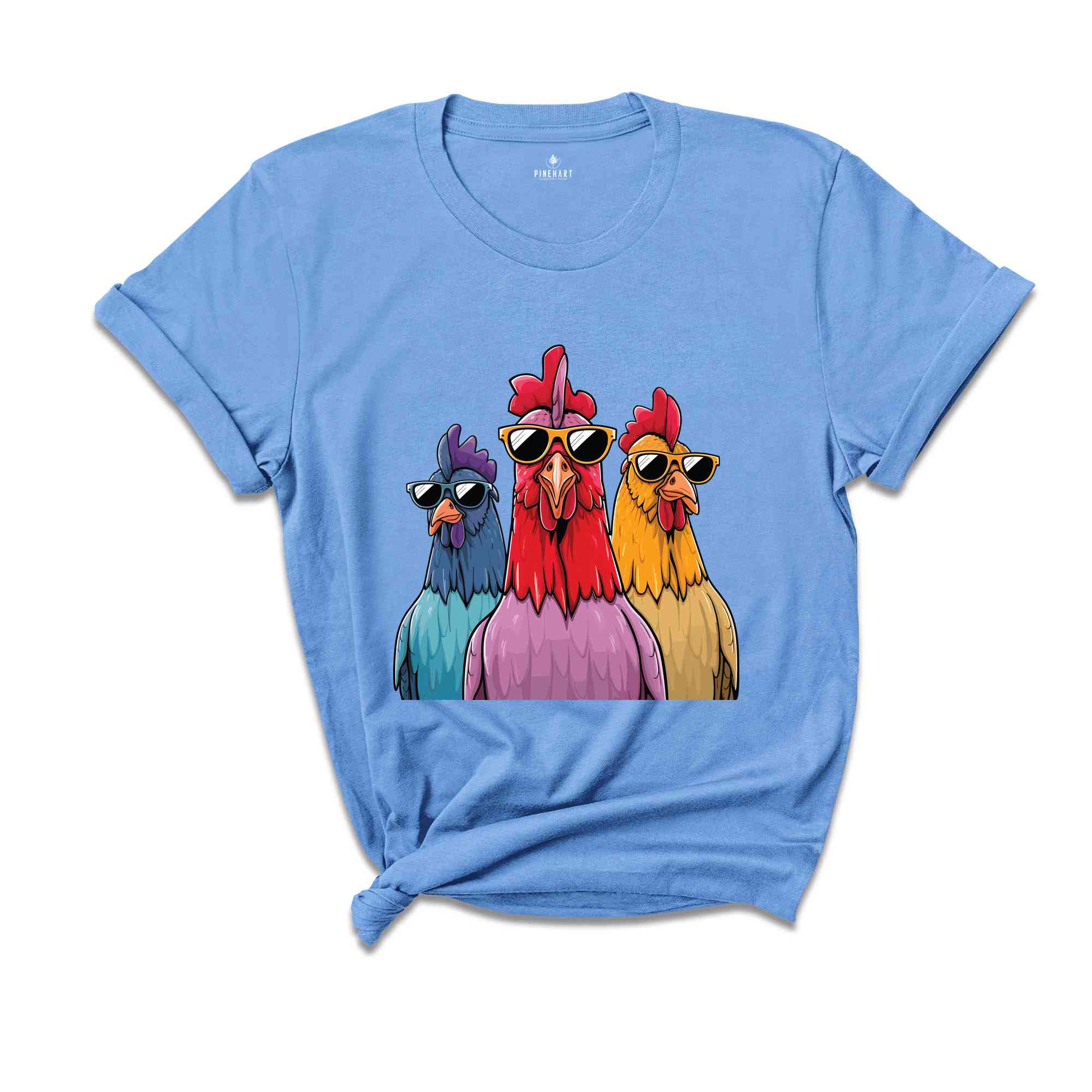 Cool Chickens T Shirt, Farm Animals Shirts, Farmer T-shirt, Funny Farm Graphic Tees, Gift for Friends