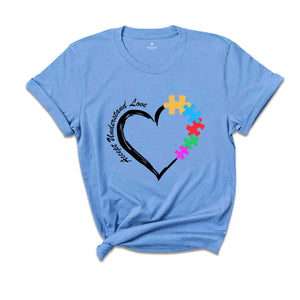 Accept Understand Love Shirt, Be Kind Shirt, Autism Shirt, Autism Awareness Shirt, Positive Shirt, Kindness Shirt