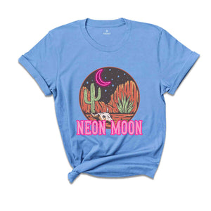 Neon Moon Shirt, Summer Shirt, Country Music Festival Shirt, Country Concert Tee, Desert Shirts, 90S Country Tee