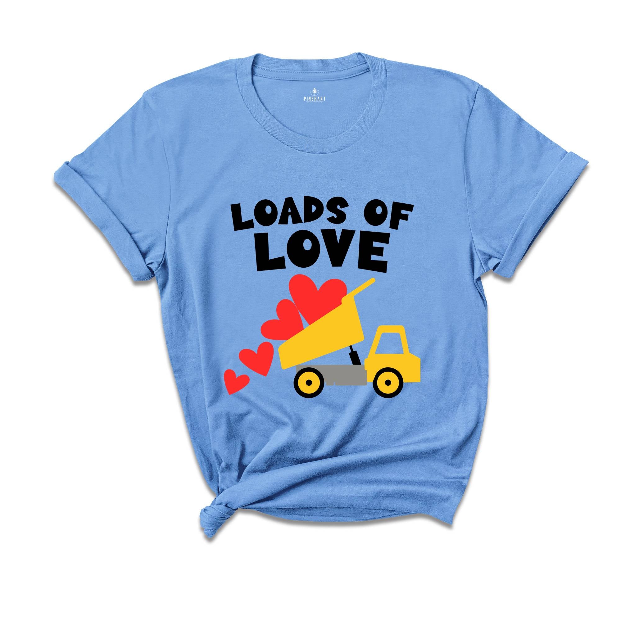 Loads Of Love T-shirt, Valentines Day Truck Shirt, Valentines Day Tee, Couple Matching Shirt, Valentines Day Gift