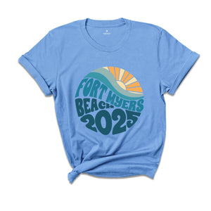 Fort Myers Beach 2025 Shirt, Summer Shirt, Beach Vacation Shirt, Summer Trip 2025 Shirt, Gift For Holiday, Family Vacation Shirts