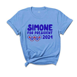 Simone For President 2024 Shirt, President Simone Biles, Funny Political Shirt, Election Shirt, Republican Shirt, Simone Biles Shirt